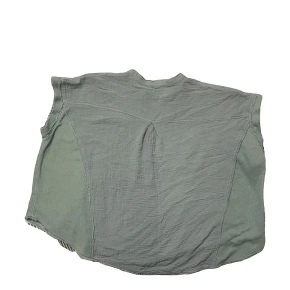 White Birch Green Cargo Button Down Shirt - Picture 2 of 2